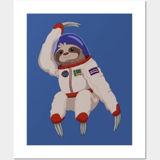 Space sloth Posters and Art